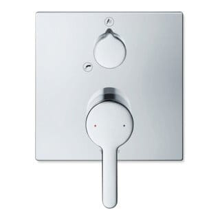 Duravit C.1 Einhebel- Wannenmischer Unterputz, eckige Rosette,