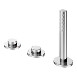 Edition 400 Dreiloch-Wannenmischer Wannenrand, 51530010500 - Keuco