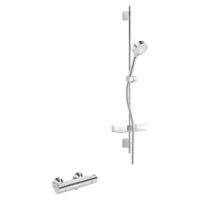 Hansa - Micra Renovierungsset Brausebatterie mit Brausegarnitur 4815 DN15 Chrom