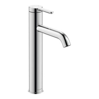 Duravit C.1 Einhebel-Waschtischmischer L, Chrom, 5l/min, Hebelgriff, Ausladung 136mm, Höhe 262mm