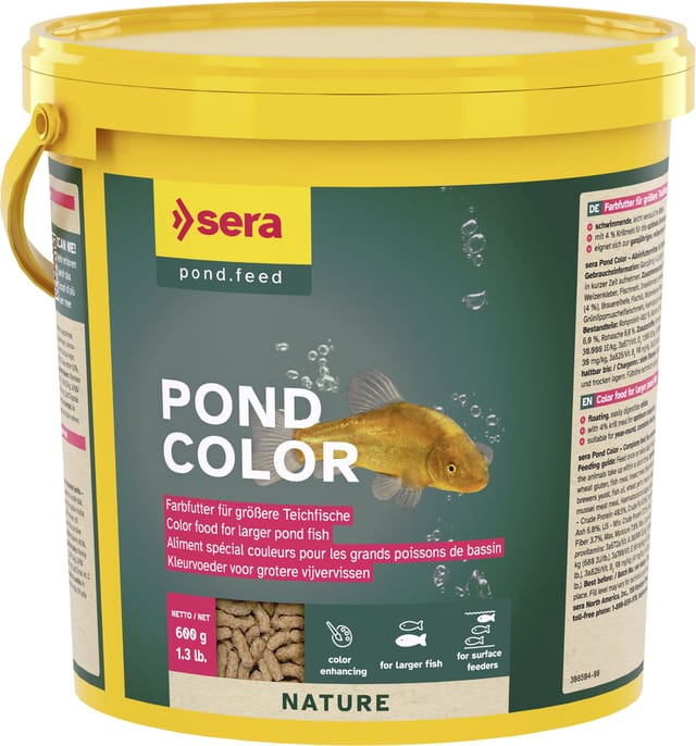 Sera Pond Fischfutter Teich Color 3,8 l Teichfutter