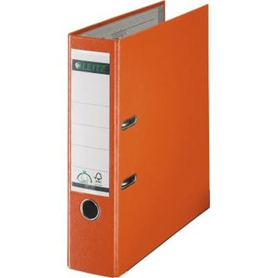 Leitz - Ordner 80mm din A4 Werkstoff: Graupappe recycelt Material der Kaschierung außen: Polypropylenfolie Material der Kaschierung innen: Papier pe
