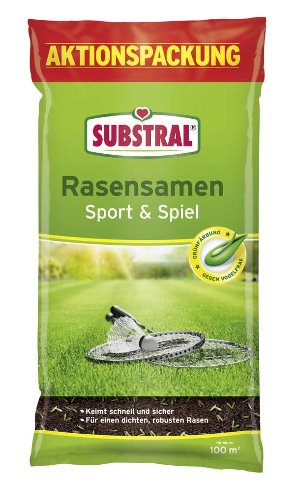 Substral Sport & Spiel Rasensamen 2 kg für 100 m² Rasensamen