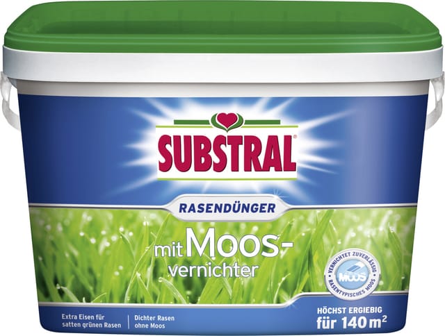 Substral - Rasendünger plus Moosvernichter 5 kg Rasendünger