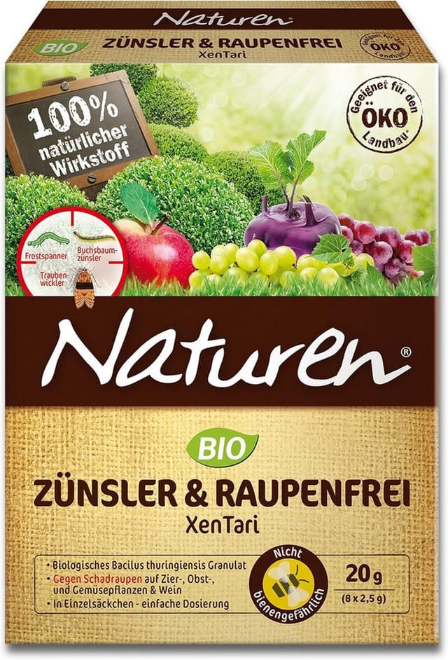 Naturen - Substral Bio Zünsler & Raupenfrei Xentari 8x2,5g