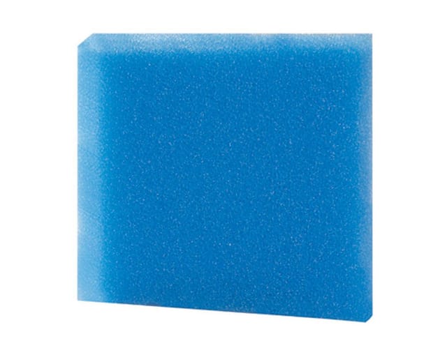 Filterschaum fein, 50x50x2 cm, blau - Hobby