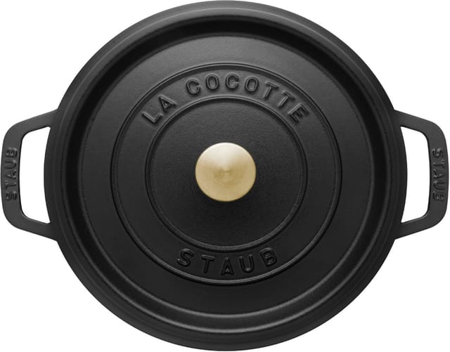 Bräter Cocotte 8,35 Liter Ø30cm schwarz - Staub