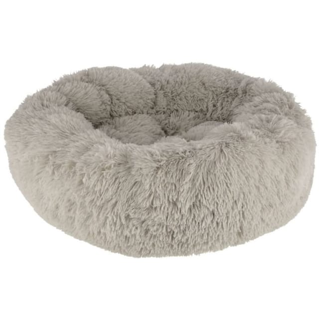 Kerbl - Kuschelbett Fluffy (Farbe hellgrau, Höhe 18 cm, Durchmesser 60 cm) 80423