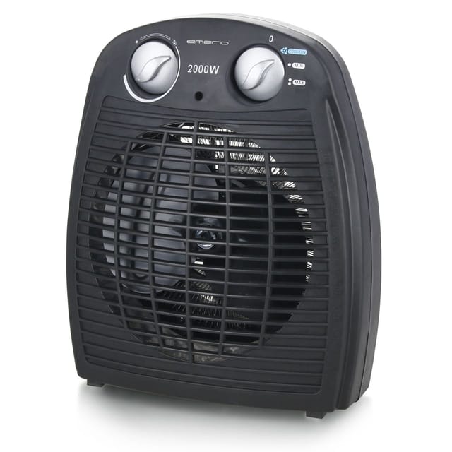 Emerio - Heizlüfter FH-106737.2, 2000 w, Kühllüfter-Funktion, schwarz