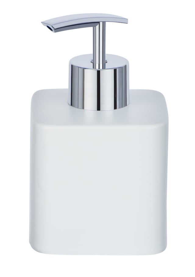 Seifen Spender 290ml Dosierer Hexa Bad wc Küche Desinfektionsmittel Lotion - weiss - Wenko