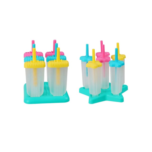 Set mit 6 Eisformen – verschiedene Farben