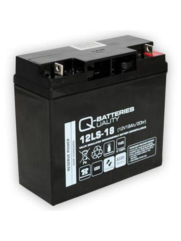 Quality Batteries - Q-Batteries 12LS-18 12V 18Ah Blei-Vlies-Akku agm vrla mit VdS