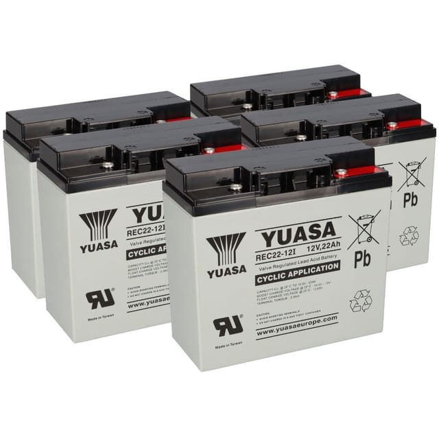 Verschiedene - Bleiakku 60V 22Ah (5x 12V 22Ah) kompatibel sxt Raptor 1200 V2 & Viper