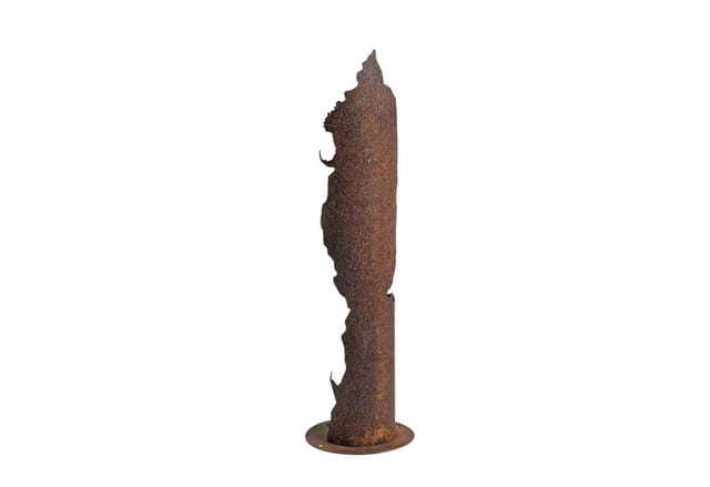 Estexo - Dekosäule Rostsäule Gartendeko 54 / 69 cm Edelrost Säule Pflanzsäule Rost Deko 54 cm