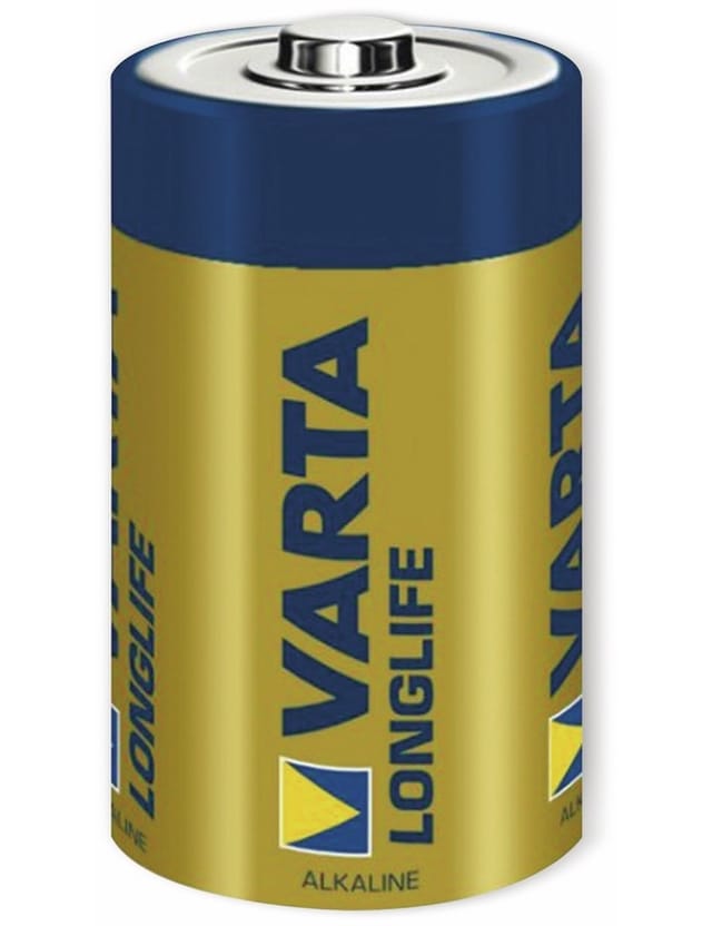 Mono Batterie (D/AM1), 1,5V, LR20, Alkali-Mangan, 16000mAh, Ø34,2x61,5mm, LONGLIFE, VE = 1 Stück
