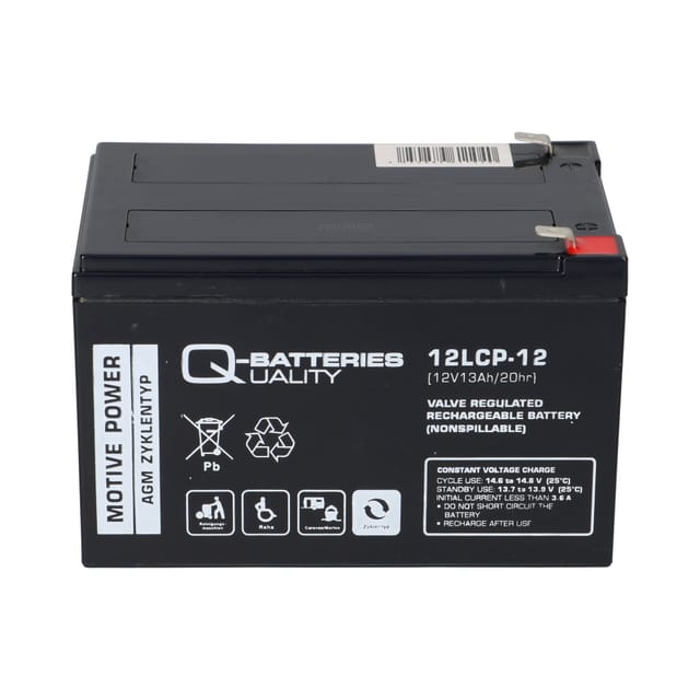 Quality Batteries - 36V 3x 12LCP-12 12V-13Ah agm blei akku kompatibel elektro scooter 1000 Turbo ESC1000 qb