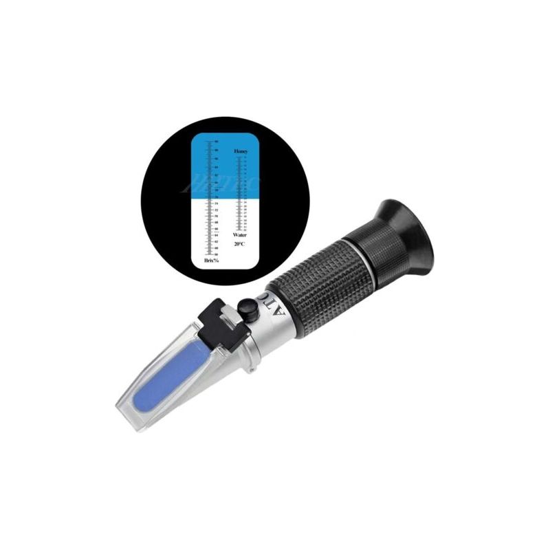 Refraktometer Für Honig Und Flüssigkeiten – Messbereich 58–90 % Brix – Automatische Temperaturkompensation – Zubehör Inklusive – Brix 10–32