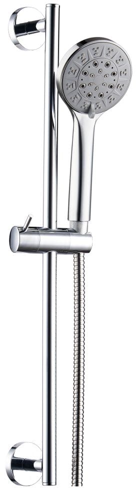 Primaster - Brausegarnitur 5 Strahlarten Paola chrom 60 cm Brausestangenset