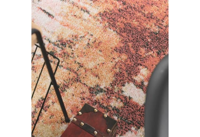 Teppich Wohnzimmer Schlafzimmer Kurzflor Modern Abstraktes Vintage Muster 120x160 cm, Bunt - Paco Home