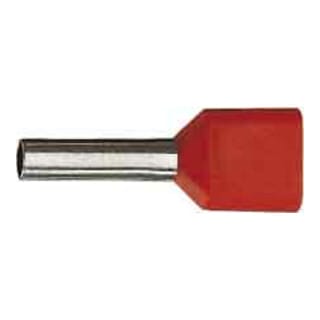 Klauke Aderendhülse 2x1 Länge 18 iso. rot 871/18 100 Stk