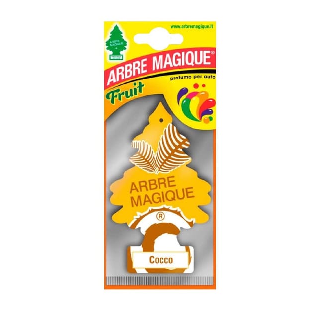 Trade Shop Traesio - Trade Shop - arbre magique mono deodorante per auto profum fragrance cocco -
