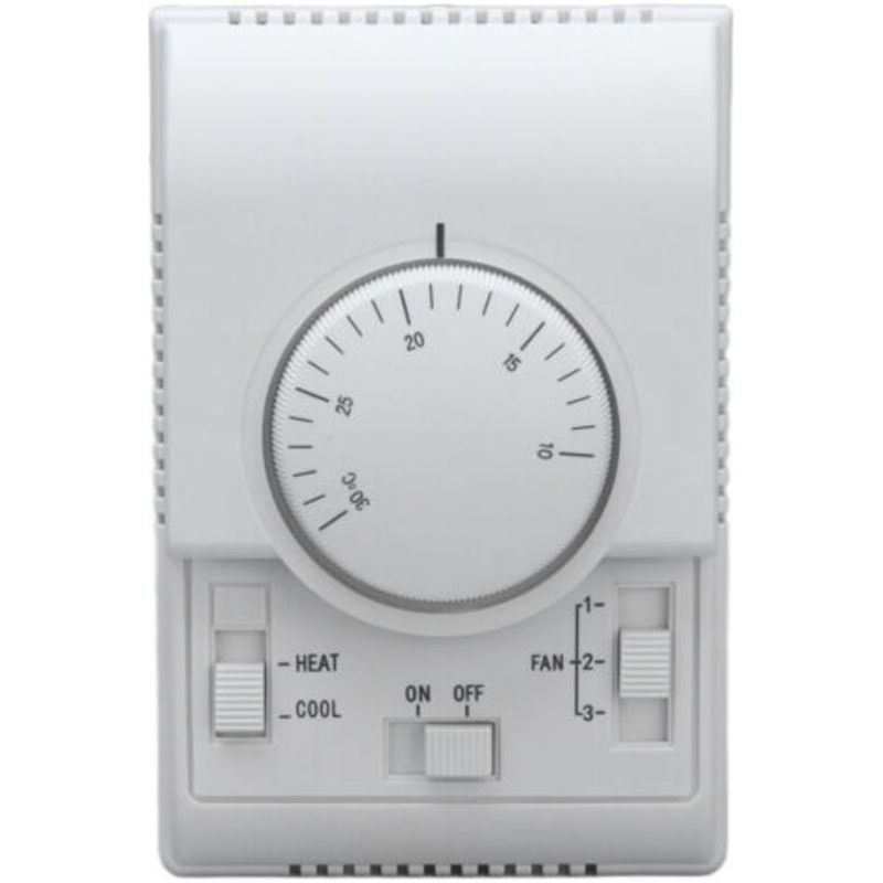 Mechanischer Thermostat – 110–220 V Ac – Für Zentrale Klimaanlagen – Typ 86 – Bereich 10 Bis 30 °c – 1 Stück