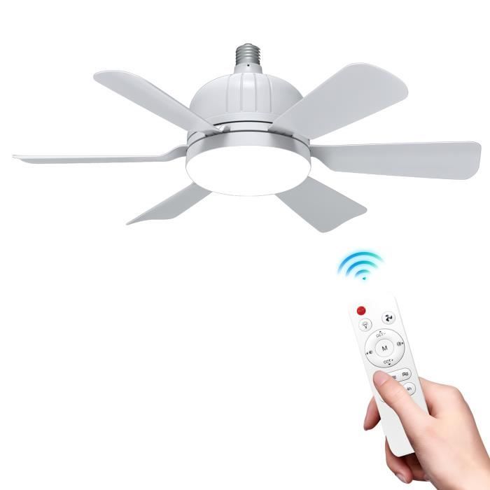 Deckenventilator - Joulli - 40 W - 3 Geschwindigkeitsstufen - 3 Beleuchtungsmodi - Timer