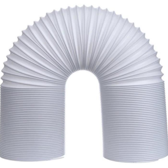 Flexibler Abluftschlauch – Universell Für Mobile Klimageräte – 2 M × 13 Cm – Weiß