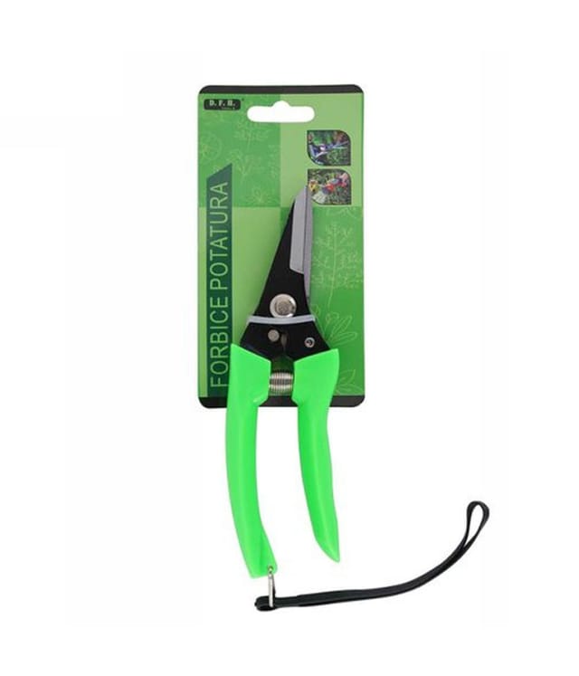 Trade Shop - BAUMSCHERE GARTENPFLANZEN RUTSCHFESTER GRIFF RÜCKHOLFEDER 17 CM -