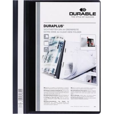 Angebotshefter duraplus® din A4 Überbreite pvc schwarz