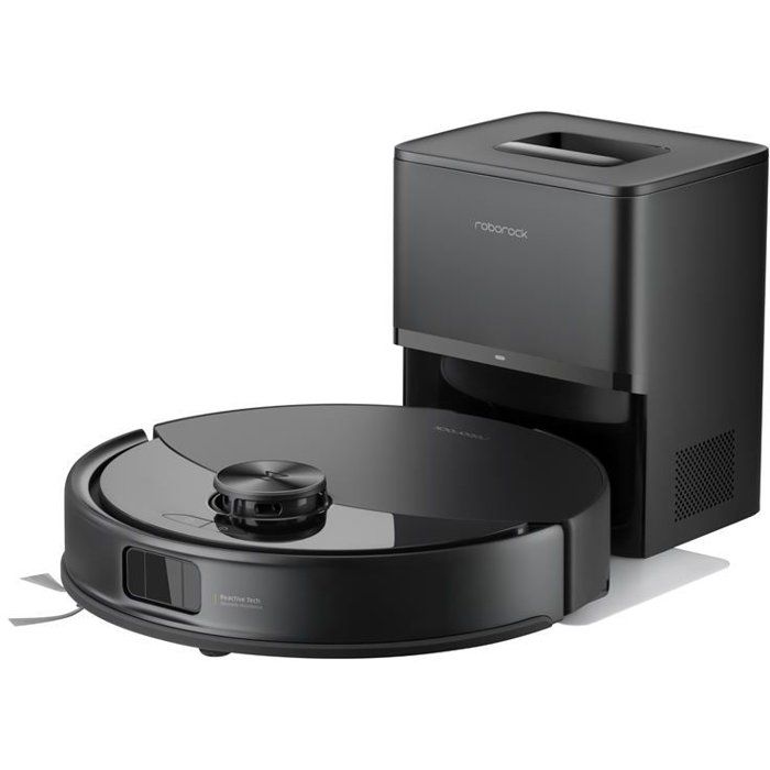 Saug- Und Wischroboter - Roborock Q10 Max+ Schwarz - Lange Akkulaufzeit - Saugkraft 13 000 Pa - Automatische Station