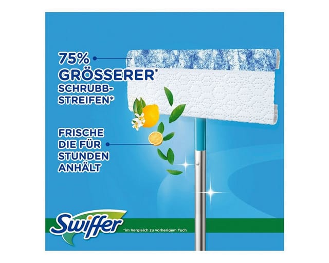 Swiffer Wet Wischtücher Nachfüllpackung 10er Citrus Fresh Wischtücher