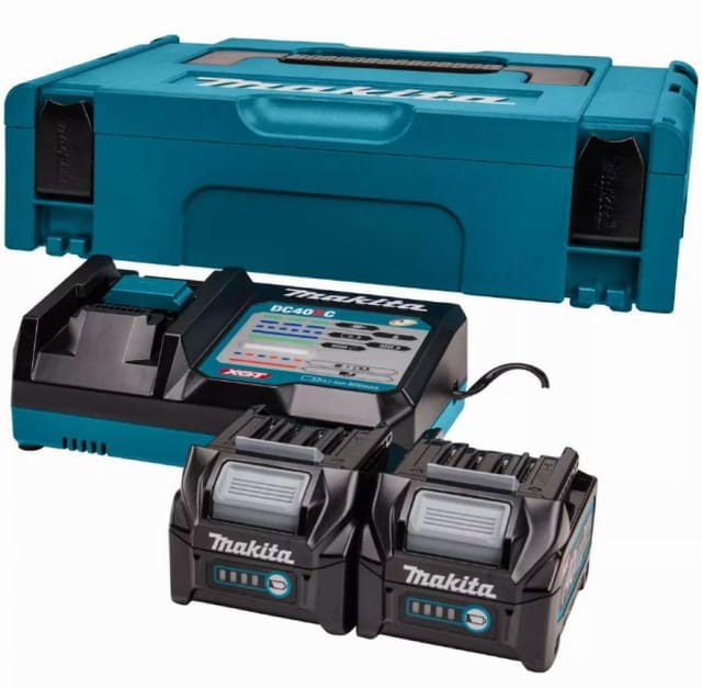 Makita - 40V Li-ion max Starterset - 2 Akkus 2,5 Ah - Mbox - 191V27-4