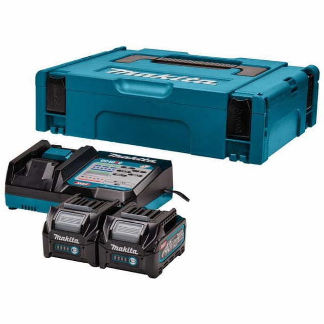Makita - 40V Li-ion max Starterset - 2 Akkus 2,0 Ah - Mbox - 191V15-1