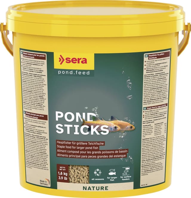 Pond Teichsticks Granulat Nature 10L Fischfutter Teichfutter Koifutter - Sera