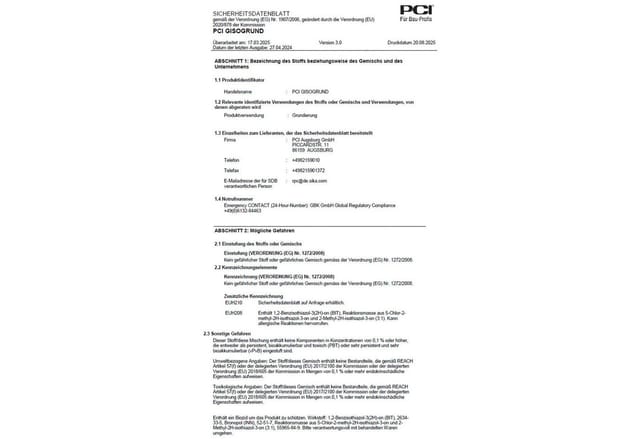 Gisogrund Haft- und Schutzgrundierung 5 Liter 1819/4 - PCI