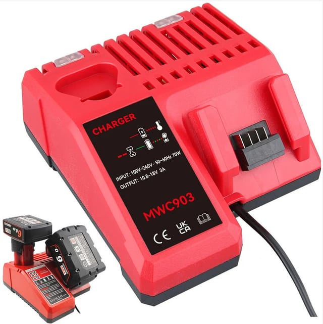 Pdstation - M12 & M18 Batterie Schnelle Ladegerät Ladegerät Für Milwaukee M12-18C 12V-18V 48-59-1812 M12-18FC