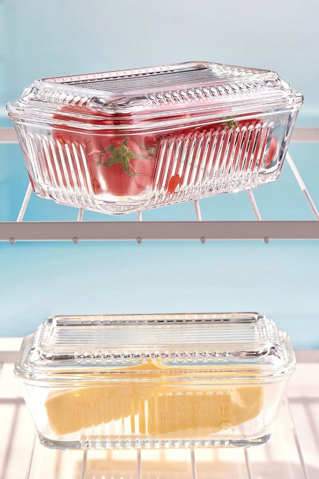 Dajar Butterdose, 17 cm x 10 cm Transparent - Pasabahce Bild 2