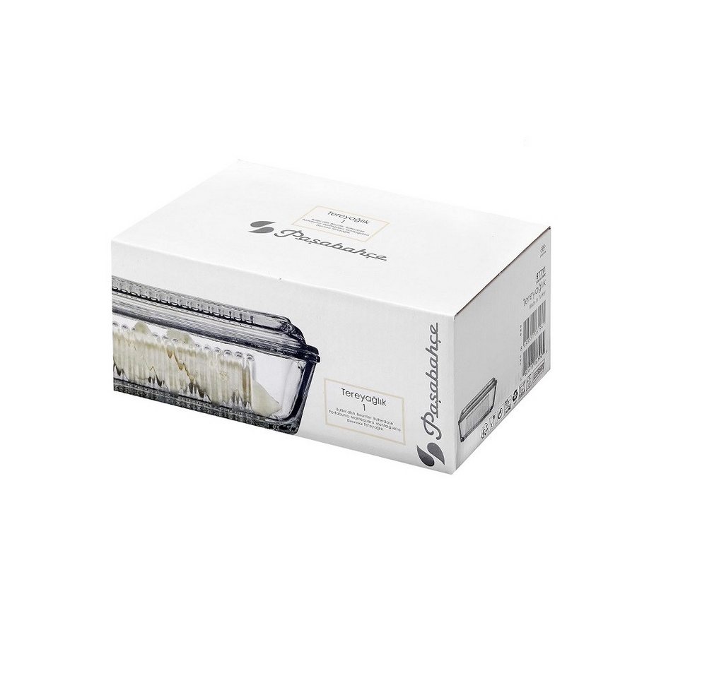 Dajar Butterdose, 17 cm x 10 cm Transparent - Pasabahce Bild 3