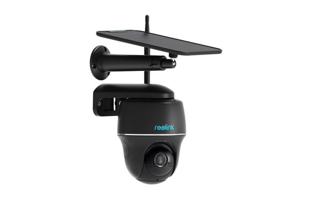 2K 4MP ptz Überwachungskamera Solar Akku Aussen mit Personen-/Fahrzeugerkennung, 2,4/5GHz wlan, 355°/140° Schwenkbar, 2-Wege-Audio, Argus pt