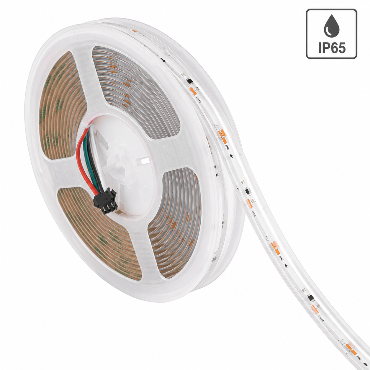 Digitaler Cob Led-streifen 2811 20ic/m 5m 19w/m Rgb Ip65 24vdc