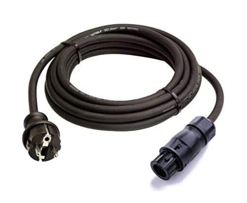 Feueranker ® - Anschlusskabel 3m Solarkabel Mirkowechselrichter mit Betteri BC01 Kabel Schuko 0% nach §12 Abs. 3 UstG