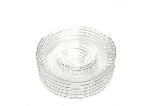 6er Untertassen Cay Tabagi transparent - Pasabahce