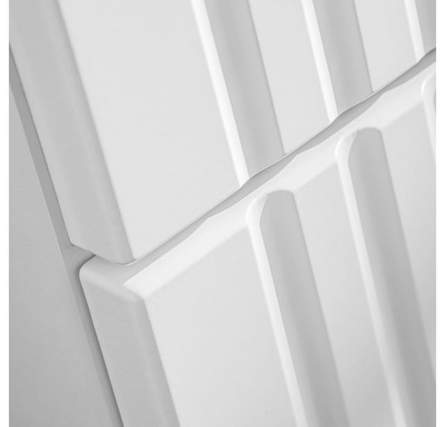Badmöbel Waschtisch Unterschrank Set 60 cm matt weiß mit Wotaneiche, 2 Softclose Schubkästen, Keramik-Waschbecken Betonoptik