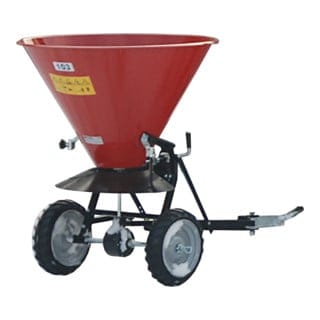 Bauer Streuwagen STW 100, lackiert, Feuerrot