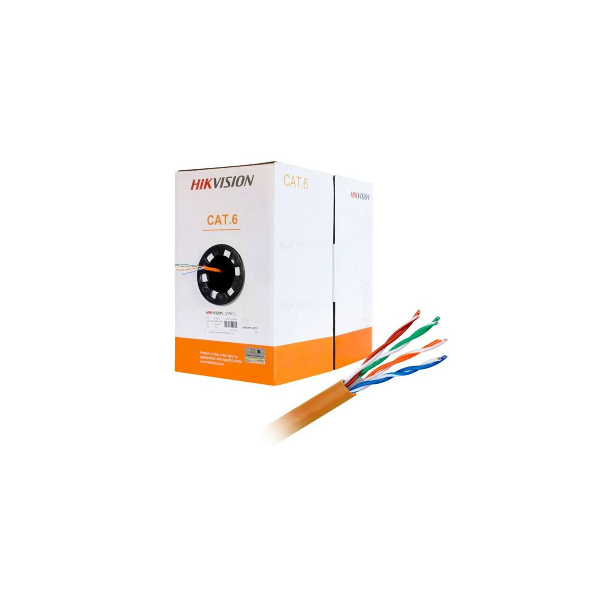 Hikvision Lan-kabel Cat6 U/utp Rj45 24awg 3m Orange