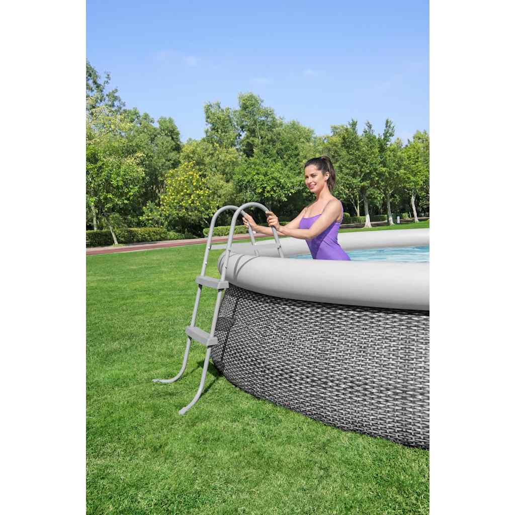 Maison Exclusive - 2-stufige Poolleiter Flowclear 84 Cm