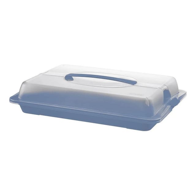 Rotho Partybutler JOHN medium horizon blue Kuchenbehälter