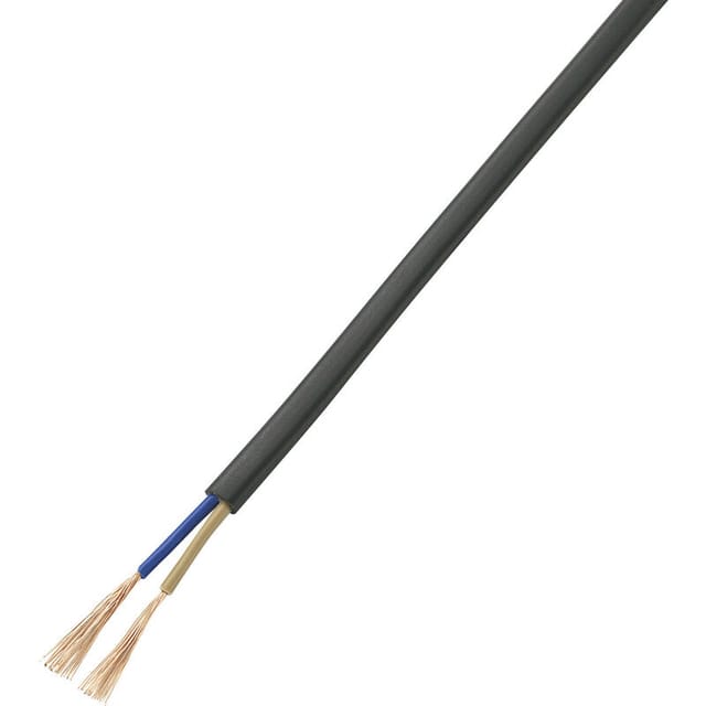 1570217 Anschlussleitung 2 x 0.75 mm² Schwarz 10 m - Tru Components