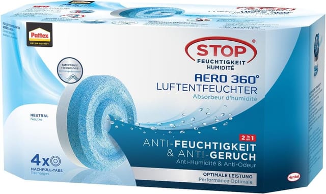 Ceresit aero 360° Granulat-Luftentfeuchter 20 m² Weiß, Blau